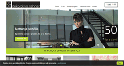 Desktop Screenshot of dekorativa.si